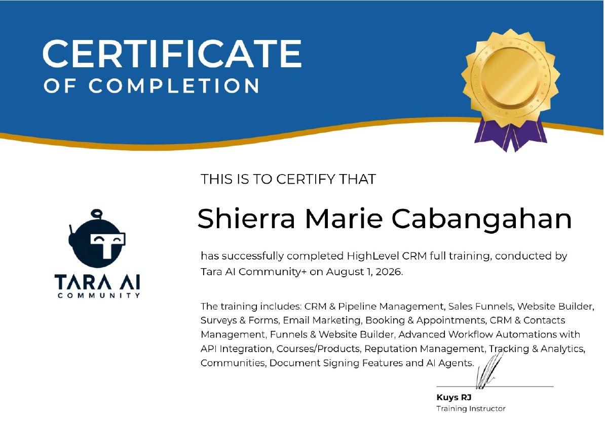 HighLevel CRM Certification