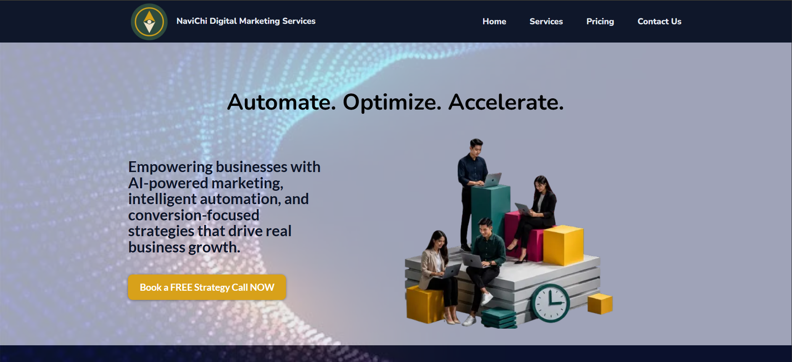 NaviChi Digital Marketing Services — Website Design